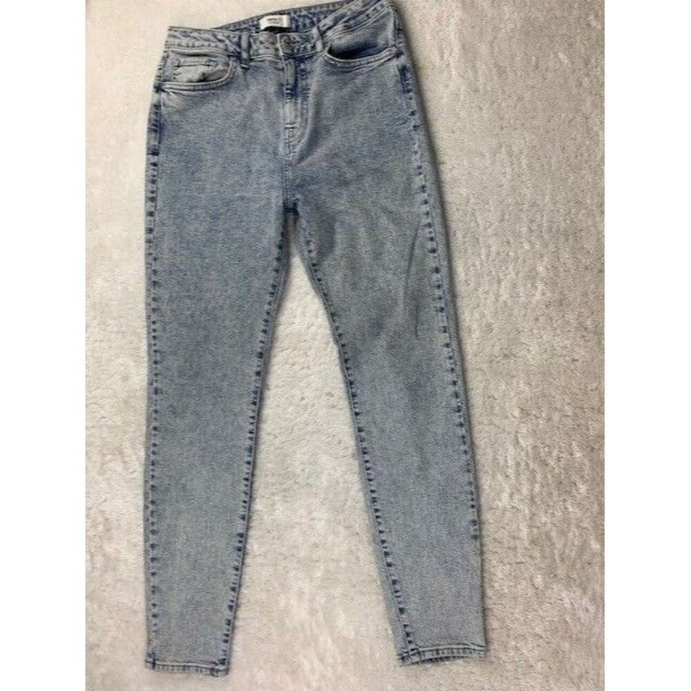Forever 21 Size 28 Womens Ankle Jeans High Rise Light Wash Stretch